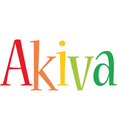 Akiva birthday logo