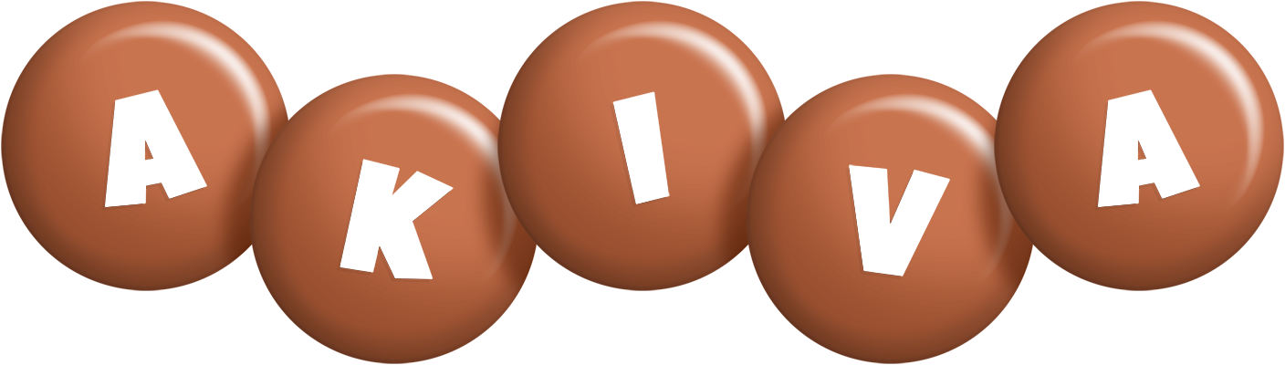 Akiva candy-brown logo