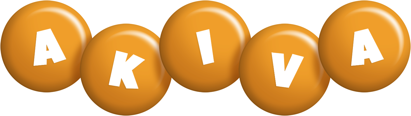 Akiva candy-orange logo