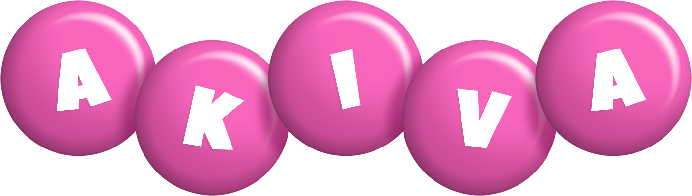 Akiva candy-pink logo