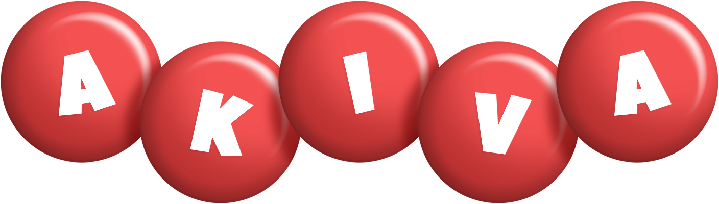 Akiva candy-red logo