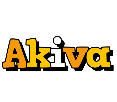 Akiva cartoon logo