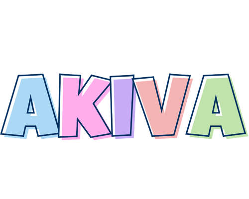 Akiva pastel logo