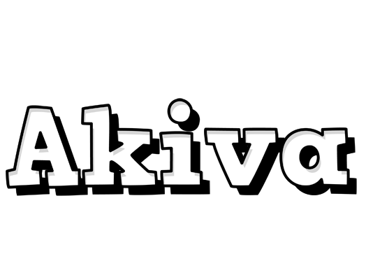 Akiva snowing logo
