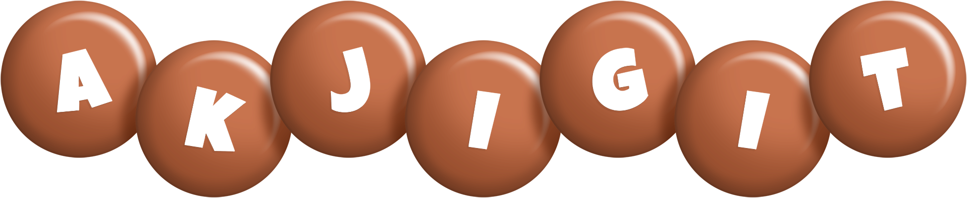 Akjigit candy-brown logo