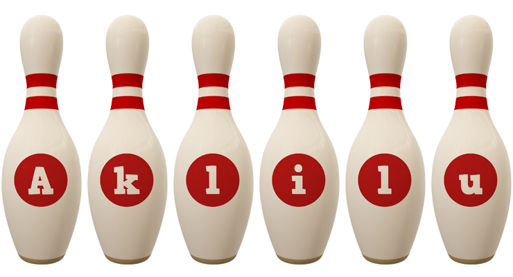 Aklilu bowling-pin logo