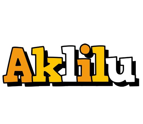 Aklilu cartoon logo