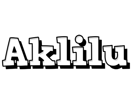 Aklilu snowing logo