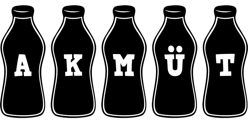 Akmüt bottle logo
