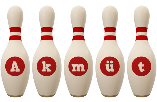 Akmüt bowling-pin logo