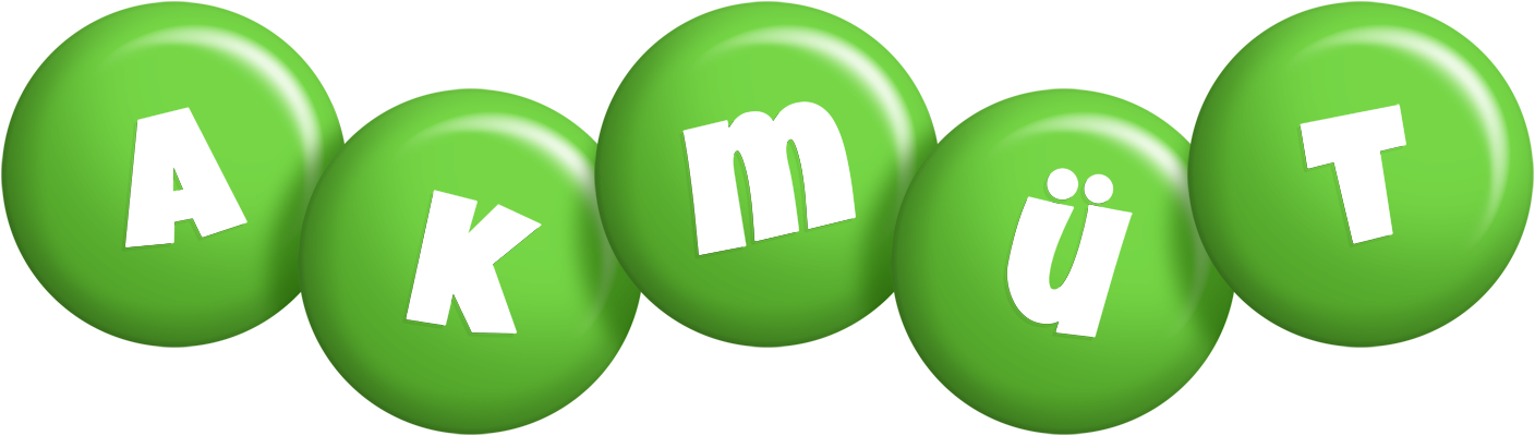 Akmüt candy-green logo