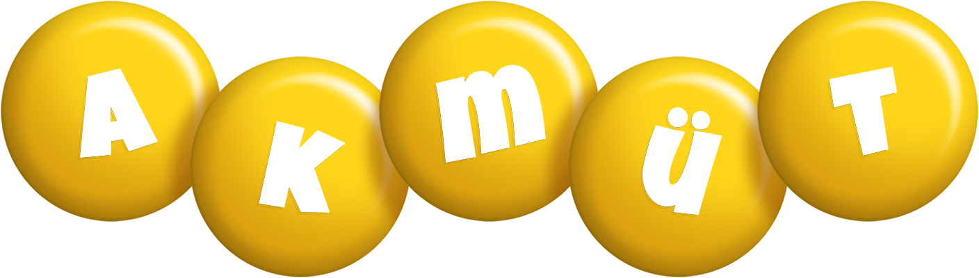 Akmüt candy-yellow logo