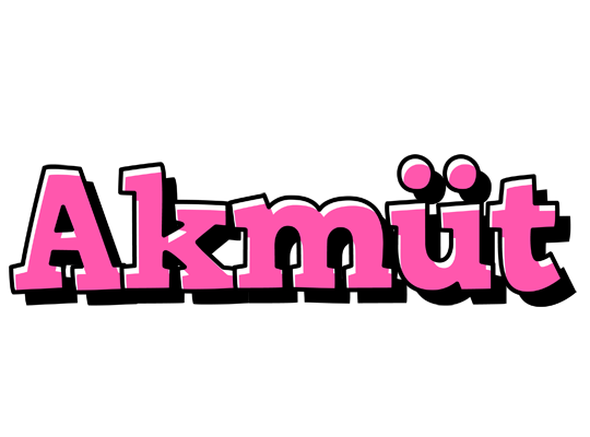 Akmüt girlish logo