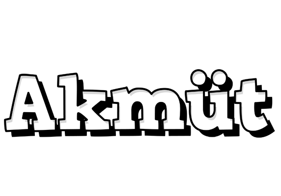 Akmüt snowing logo