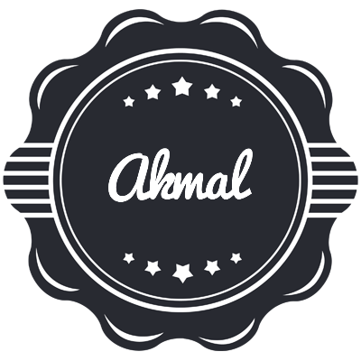 Akmal badge logo