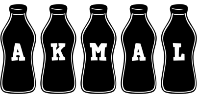 Akmal bottle logo