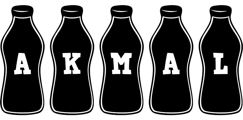 Akmal bottle logo