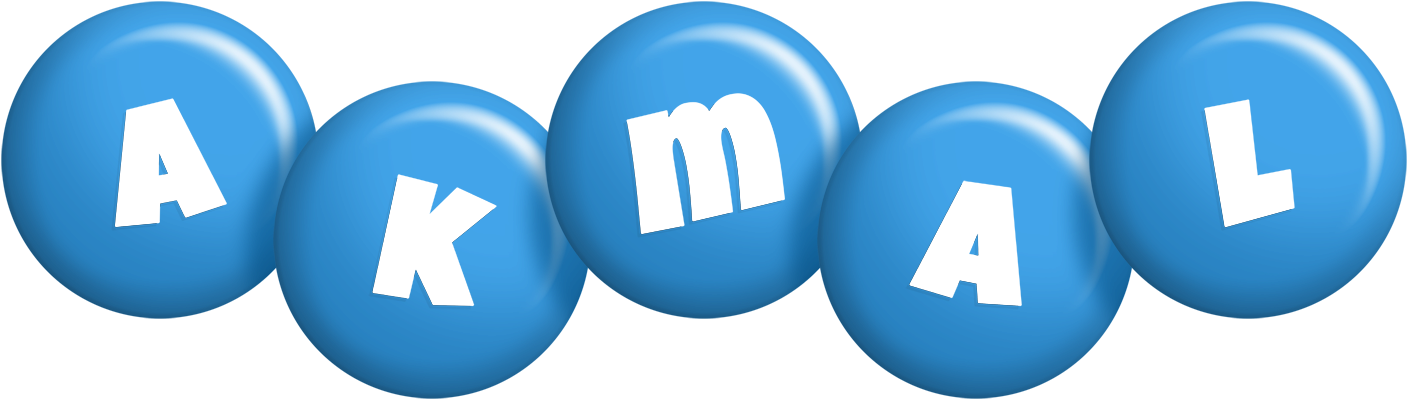 Akmal candy-blue logo
