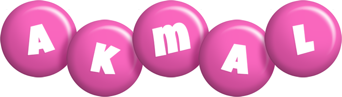Akmal candy-pink logo