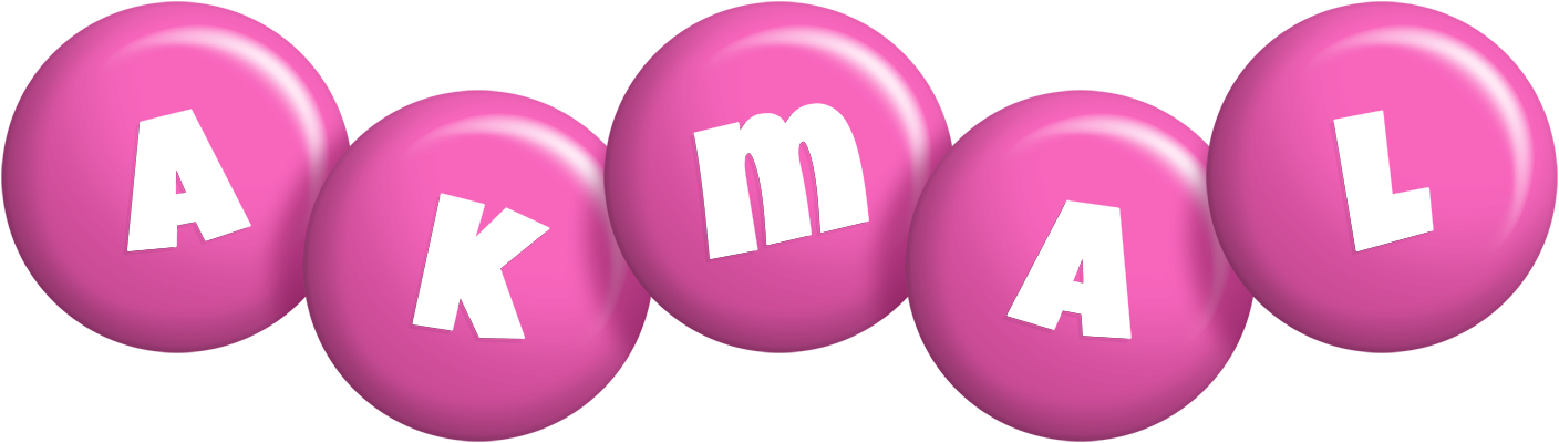 Akmal candy-pink logo