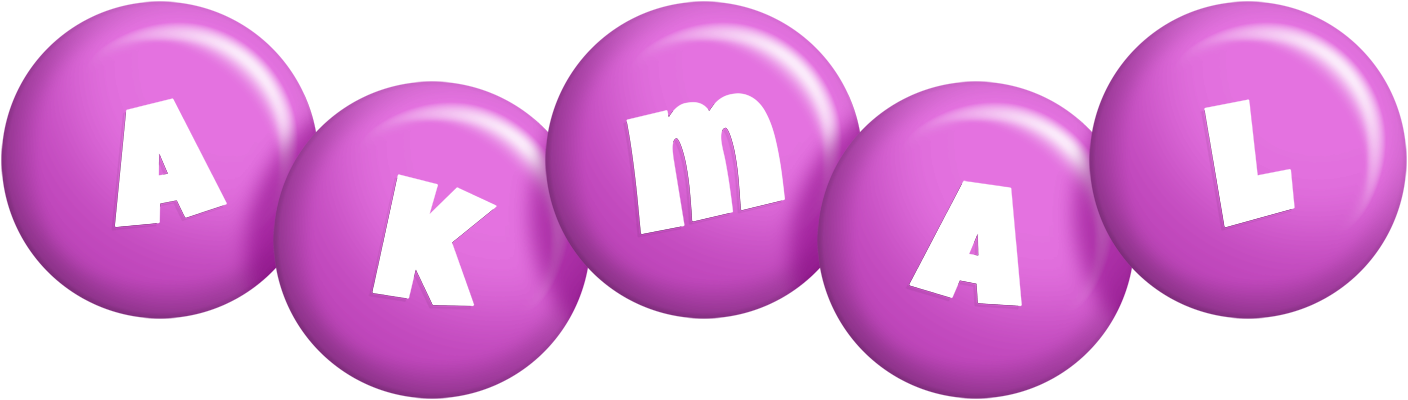 Akmal candy-purple logo