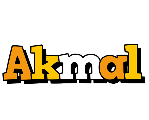 Akmal cartoon logo