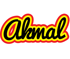 Akmal flaming logo