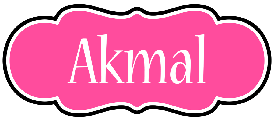 Akmal invitation logo