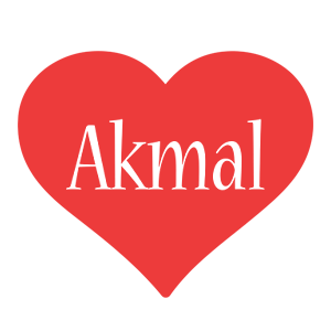 Akmal love logo