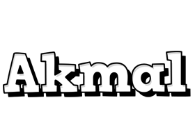 Akmal snowing logo