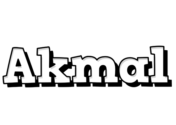 Akmal snowing logo