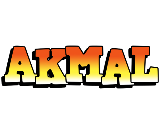 Akmal sunset logo