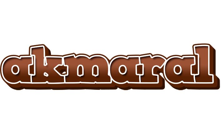 Akmaral brownie logo