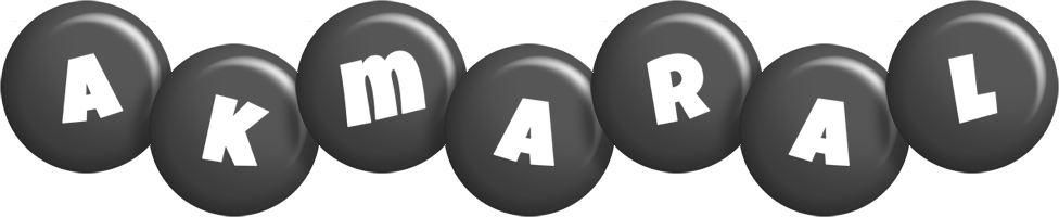 Akmaral candy-black logo