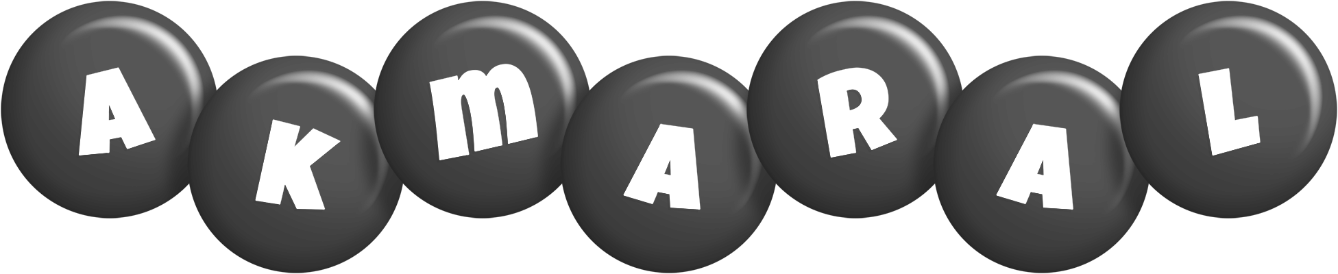 Akmaral candy-black logo