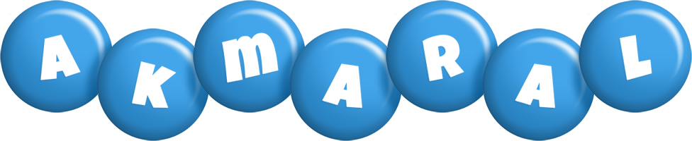 Akmaral candy-blue logo