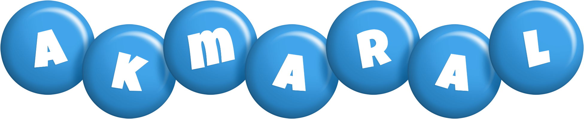 Akmaral candy-blue logo