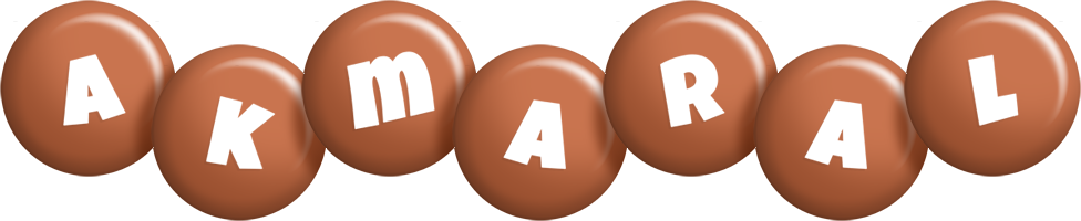 Akmaral candy-brown logo