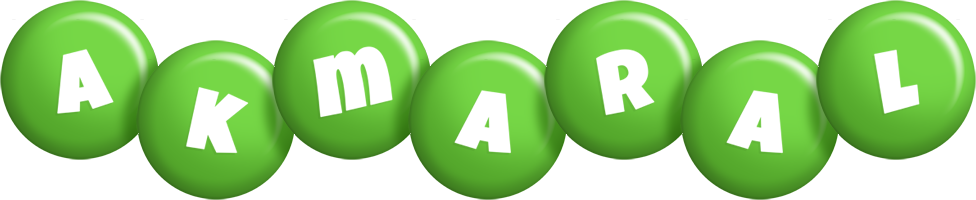 Akmaral candy-green logo