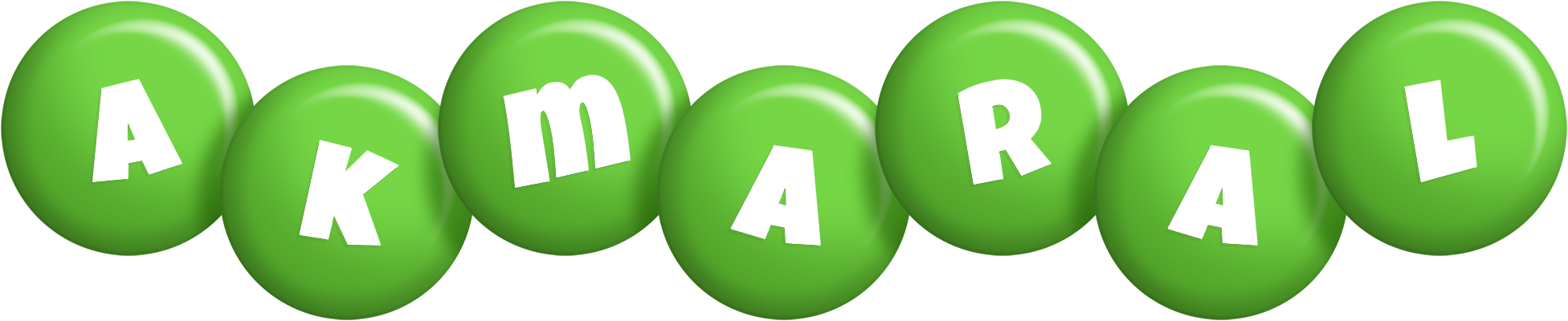 Akmaral candy-green logo
