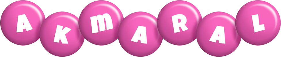 Akmaral candy-pink logo