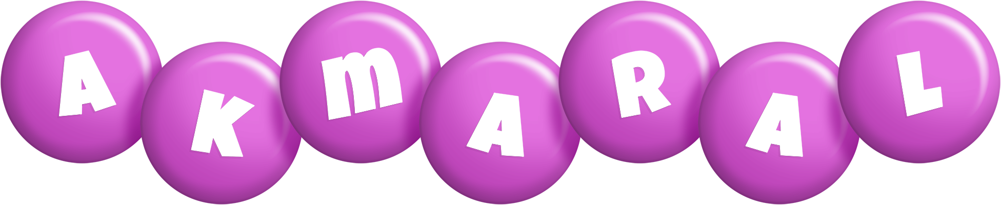 Akmaral candy-purple logo
