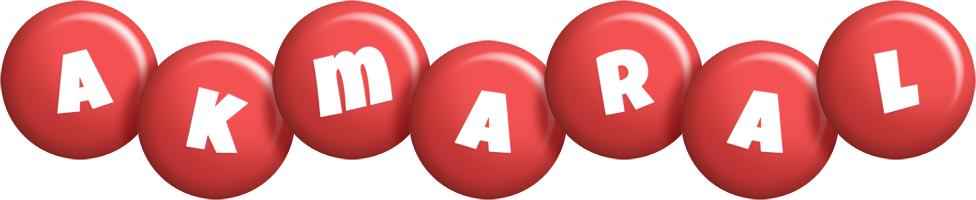 Akmaral candy-red logo