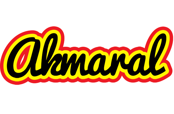 Akmaral flaming logo