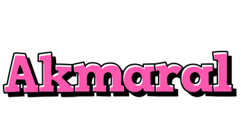 Akmaral girlish logo