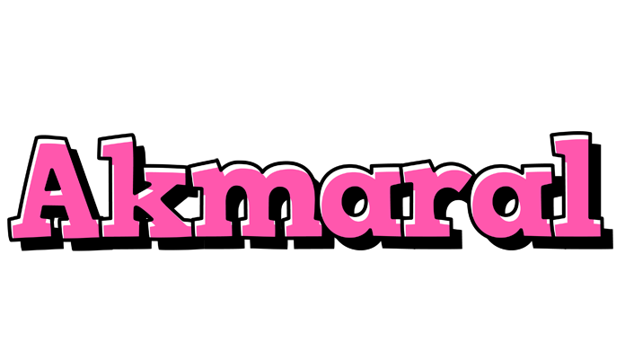 Akmaral girlish logo