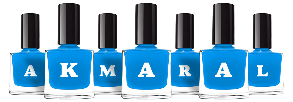 Akmaral glossy logo