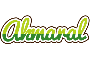 Akmaral golfing logo