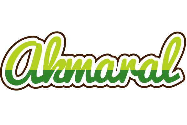 Akmaral golfing logo