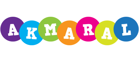 Akmaral happy logo